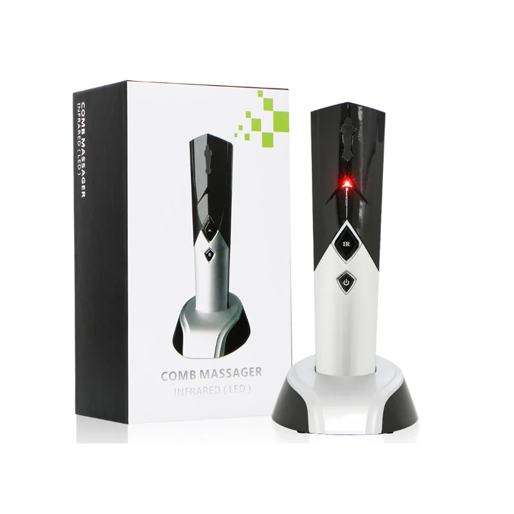  Hot Selling Electric Laser Comb Scalp Massage Rechargeable Massager Hair Growth Infrared