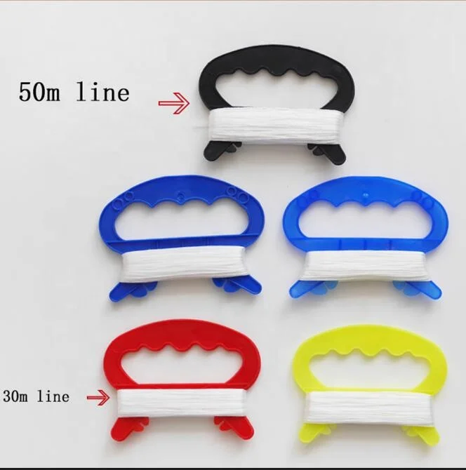 Wholesale PE plastic flying Tool  kite handles  with String on sale