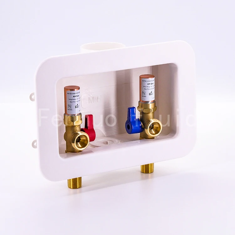 China Manufacture Washing Stop Valve With Water Hammer Arrestor Outlet Box CUPC certified China ASSE1010