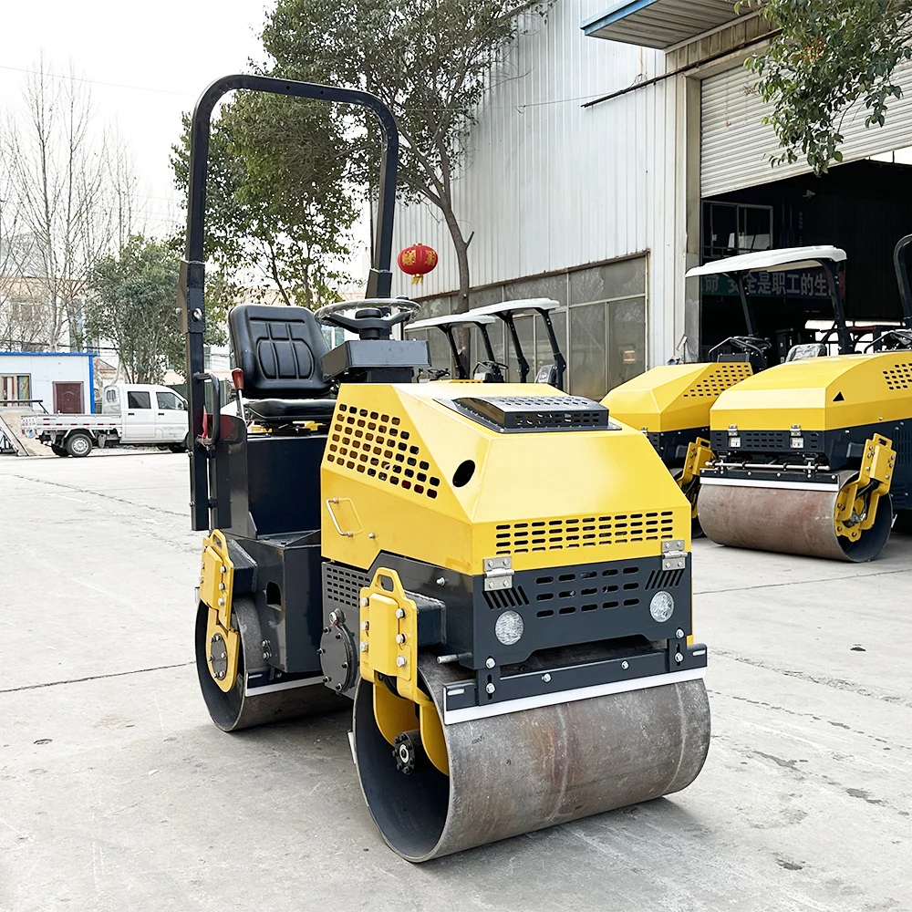 1.5 Ton 1 Ton Road Roller Compactor Hydraulic Vibrating Compactor Machine Road Roller Double Drum Road Roller