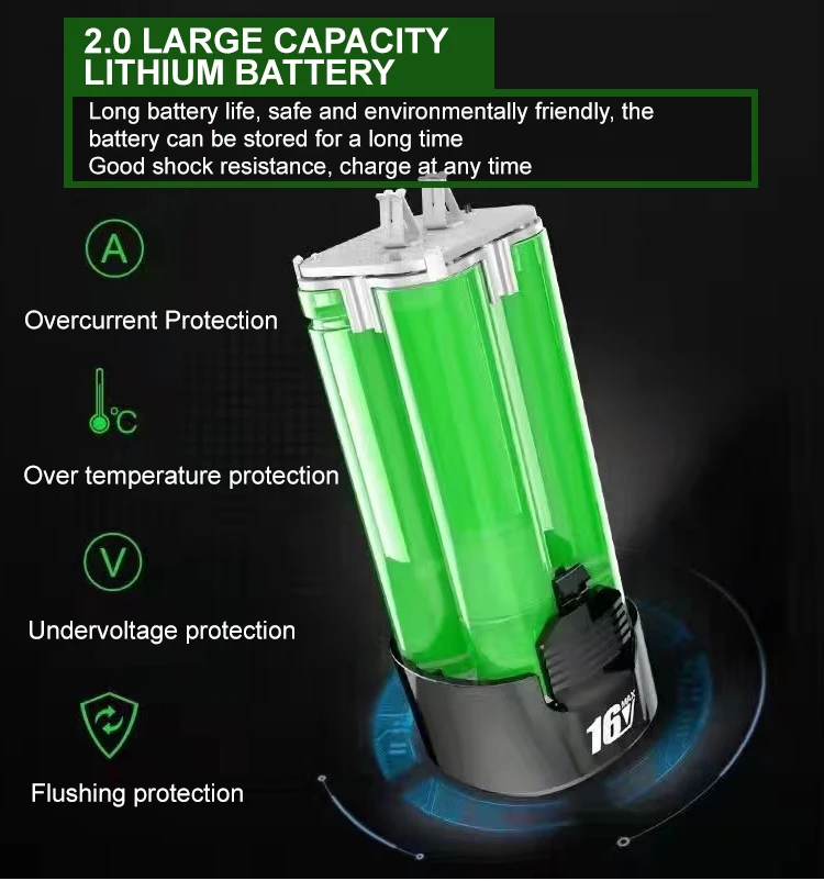 Power Tools Intelligent Heavy Duty Rechargeable Li-Ion Battery Rotary Hammer Drills