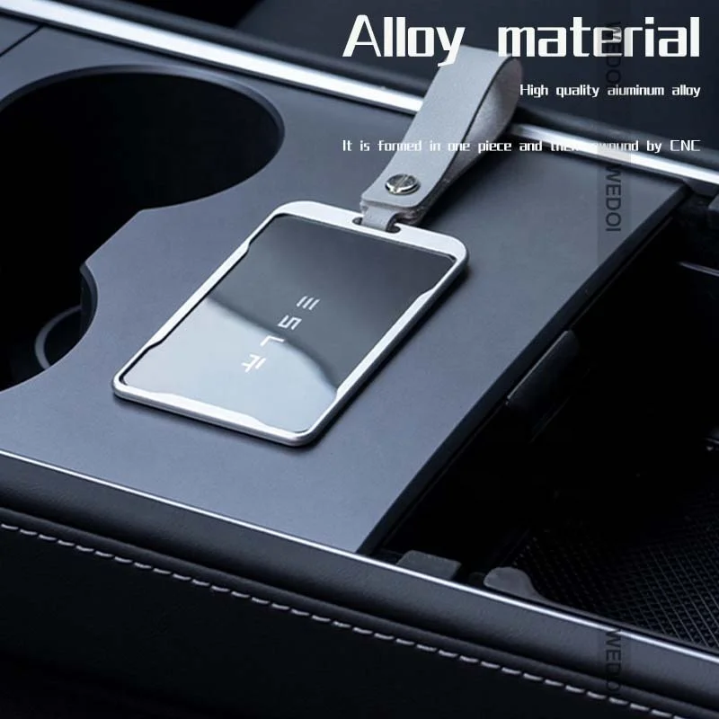 Car Key Case for Tesla Model Y Card Key Pouch for Model 3  Aluminum Car Key Holder Cover for Tesla Accessories modify
