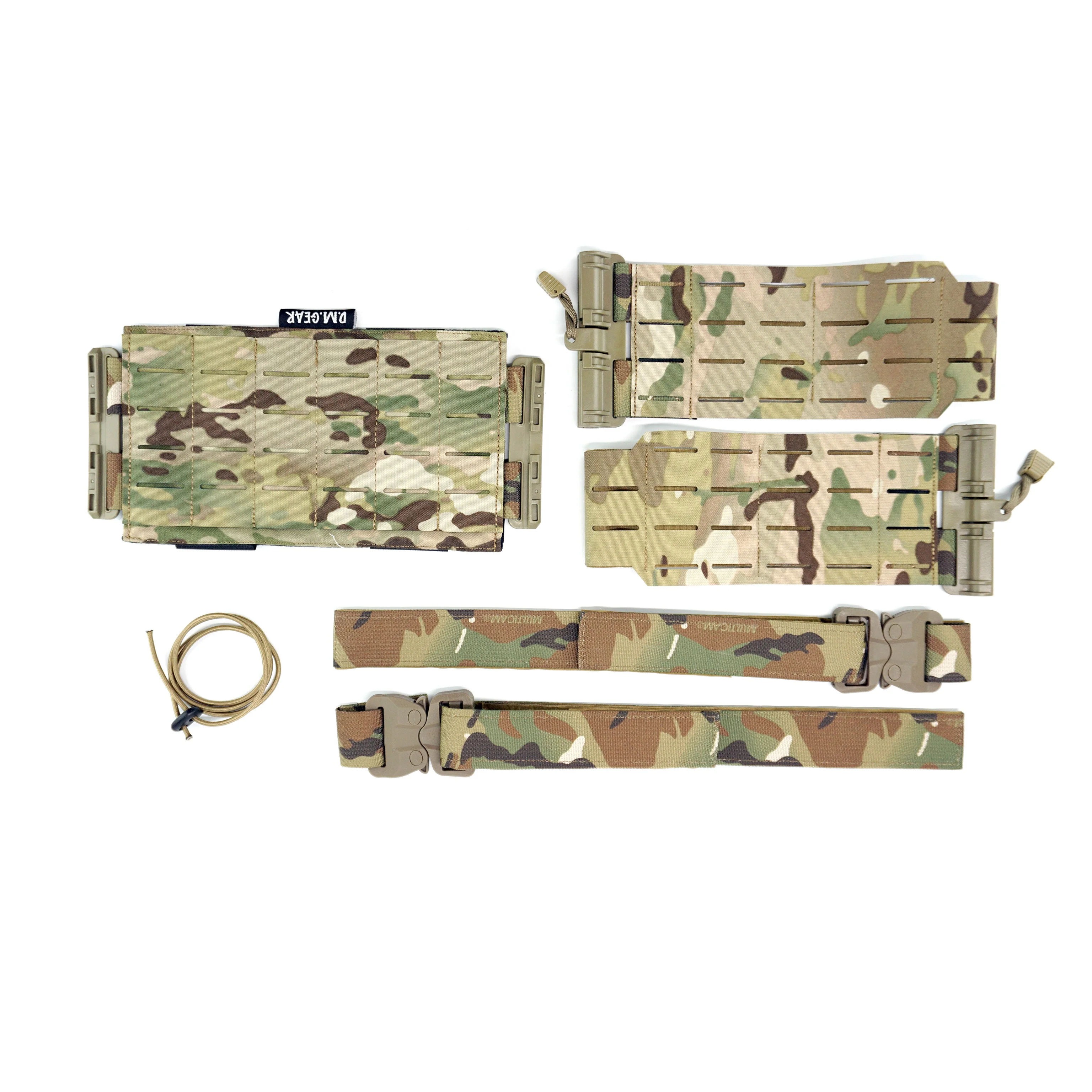 DMGear Quick Release Modular Parts Laser Cutting Front Panel Cummerbund For S&S Plate Frame Tactical Vest