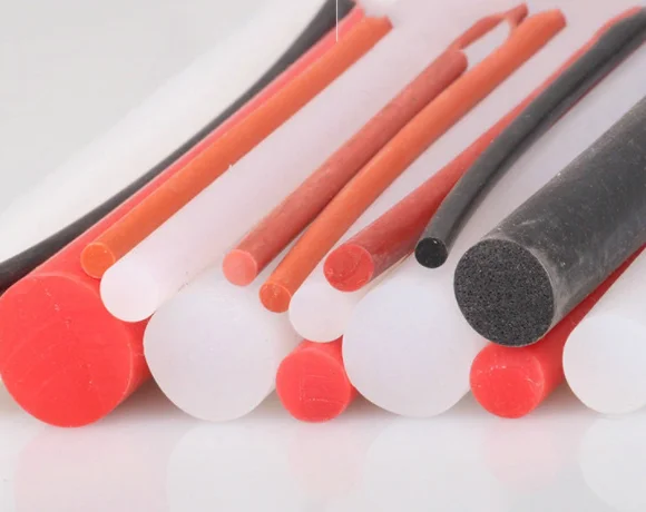 Elastic Red EPDM Rubber O Ring Sponge Cord Round Foam Rubber Bar