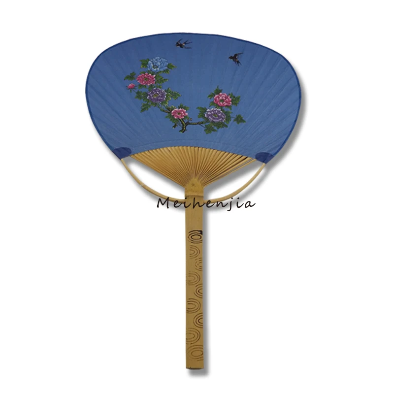 Newly good quality japanese fan wedding  circular fan
