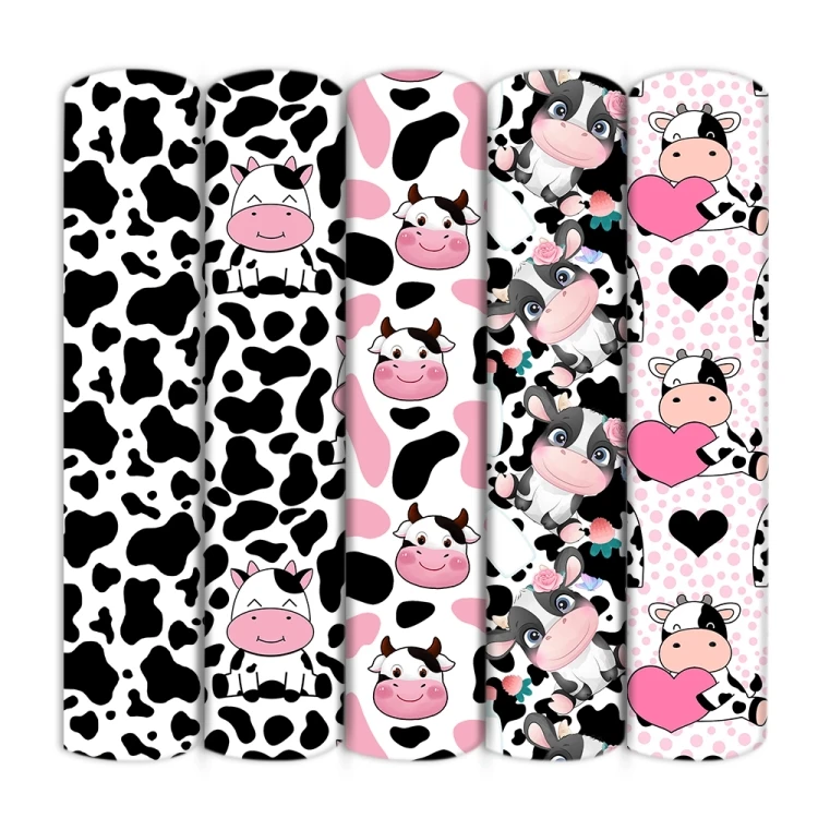 100% хлопчатобумажная ткань 50x145 см с рисунком в виде Коровьих пятен, для шитья, стеганая ткань, материал для рукоделия, 48372