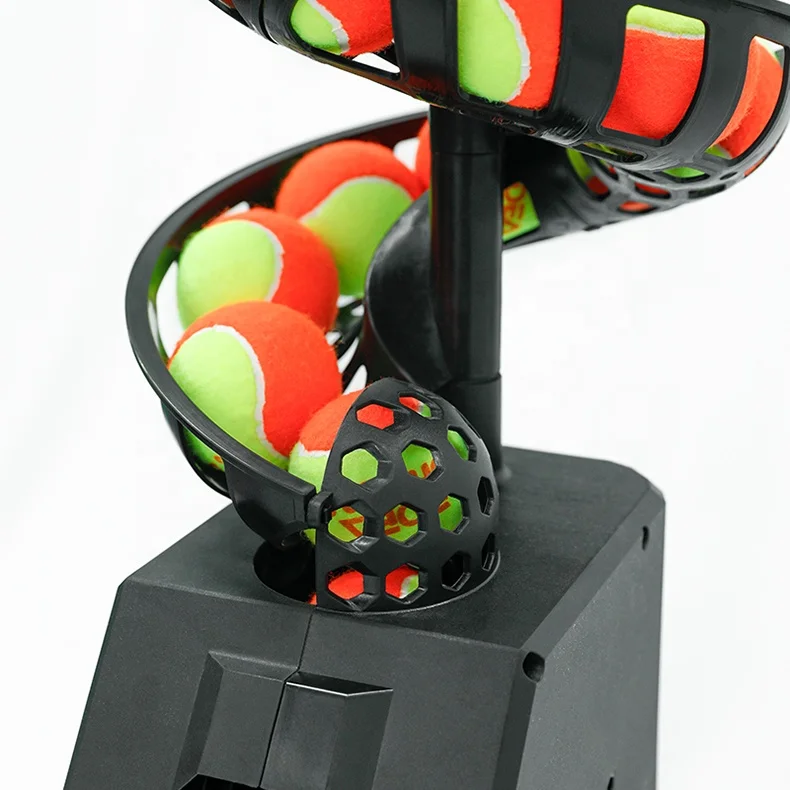 Luspeed Tennis Serving Ball Machine Automatic Adjustable Angle Tennis Serving Ball Machine For Training