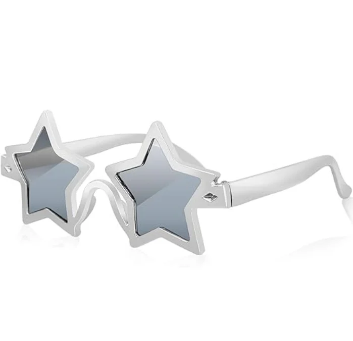Star Shaped Glasses 70s 80s Retro Fancy Dress Party Sunglasses For Trendy And Fashionable Dance Parties