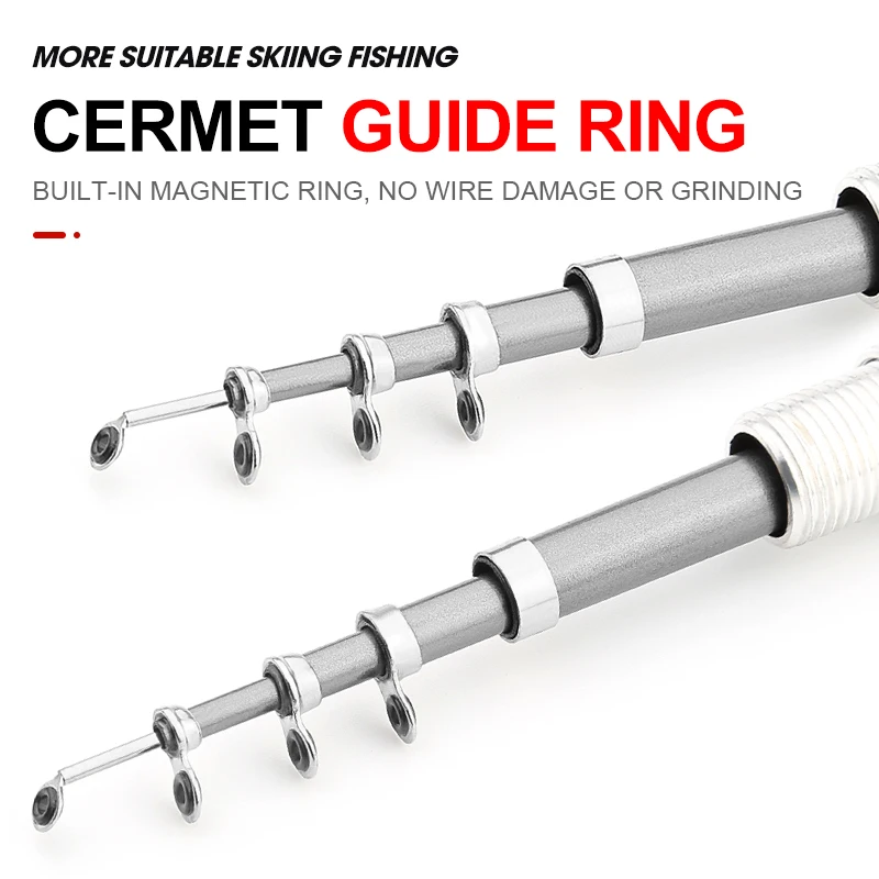 FISHGANG OEM Pen Fishing Rod and reel combo set Telescopic Portable Pocket fishing rod 1Meter Carbon Fishing rod