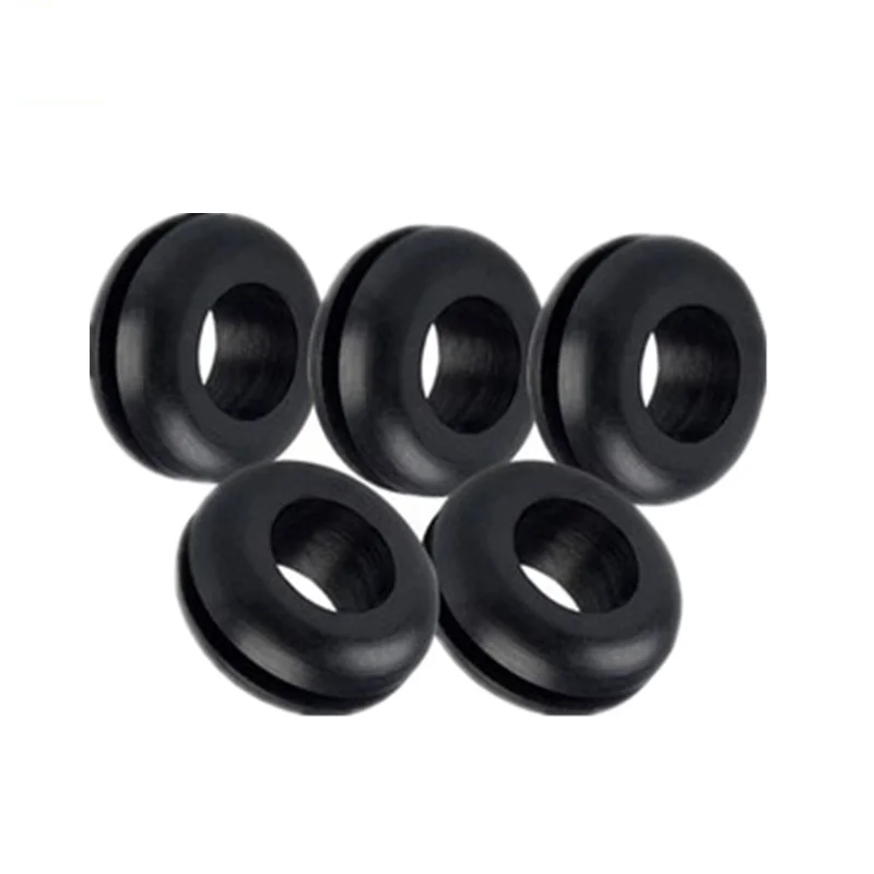 Silicone Grommet Rubber shaft Grommets pads for Round Cable
