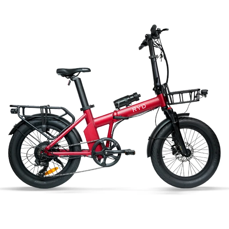 36V 350W motor Lithium Battery 20 inch city electric bike foldable fat tire ebike folding e bike