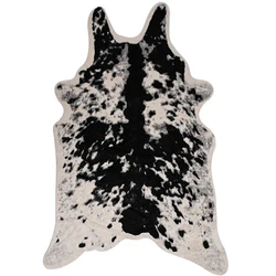 Area cowhide rug microfiber faux fur Acrylic carpet customized faux fur rugs carpets artificial cow print rug carpets