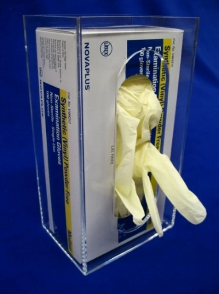 VONVIK Medical Lab Use Acrylic Wall Mount Glove Box Holder Gloves Dispenser