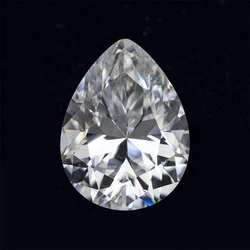 High Quality Pear Cut Moissanite DEF Color VVS Moissanite Stone For Women Wedding Rings