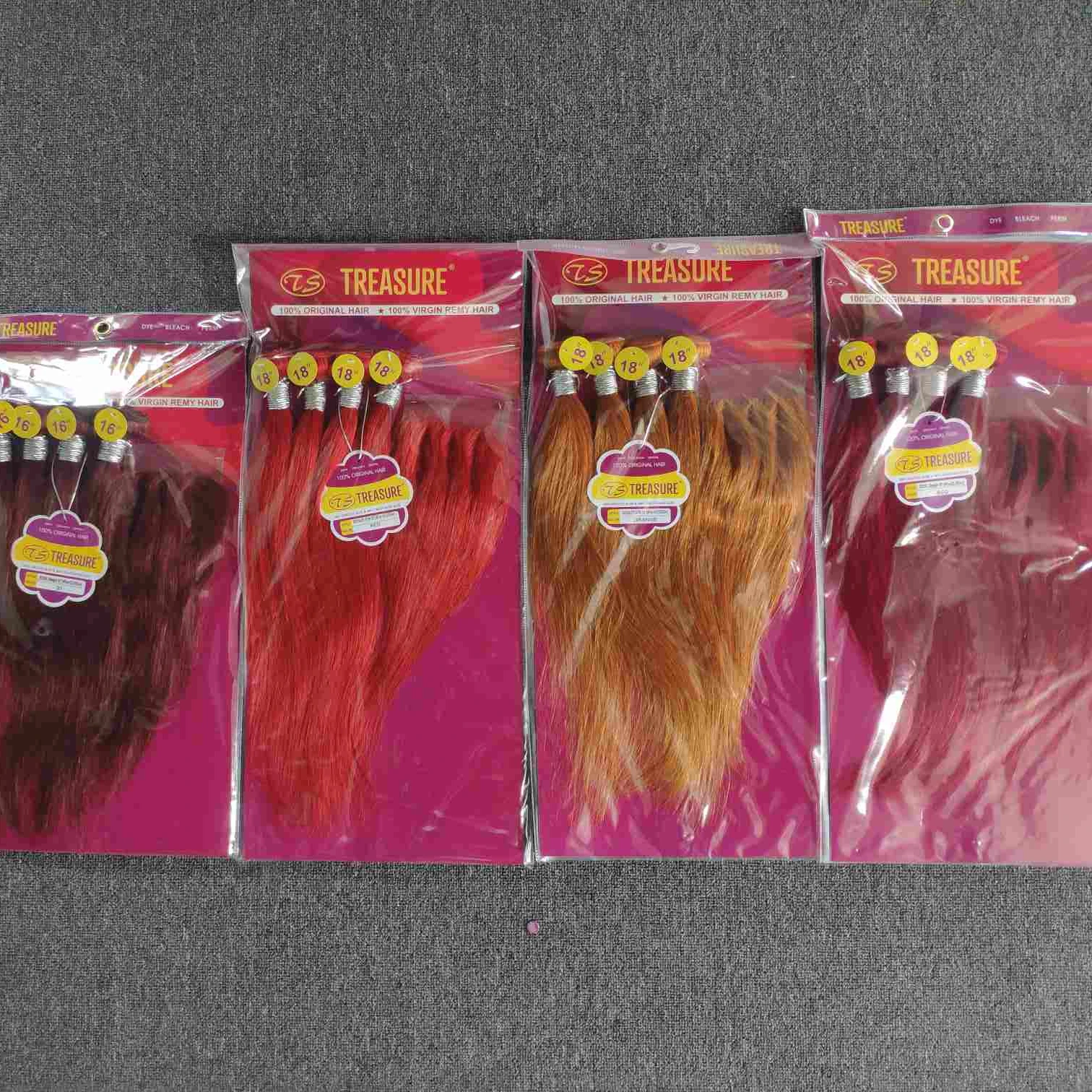 Wholesale Packet Hair With Closure Hair Long Lasting Baby Beautiful Color 100% Brazilian Human Hair 4 Bundles In a Packets