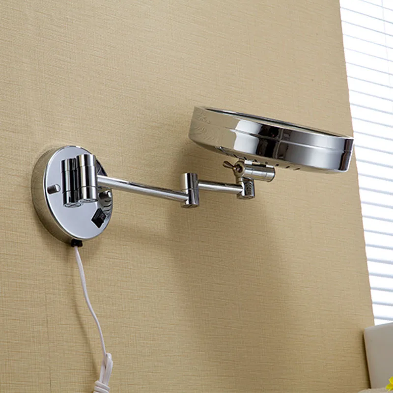 6 inch Double Side Wall mounting Cosmetic Led Mirror Bathroom