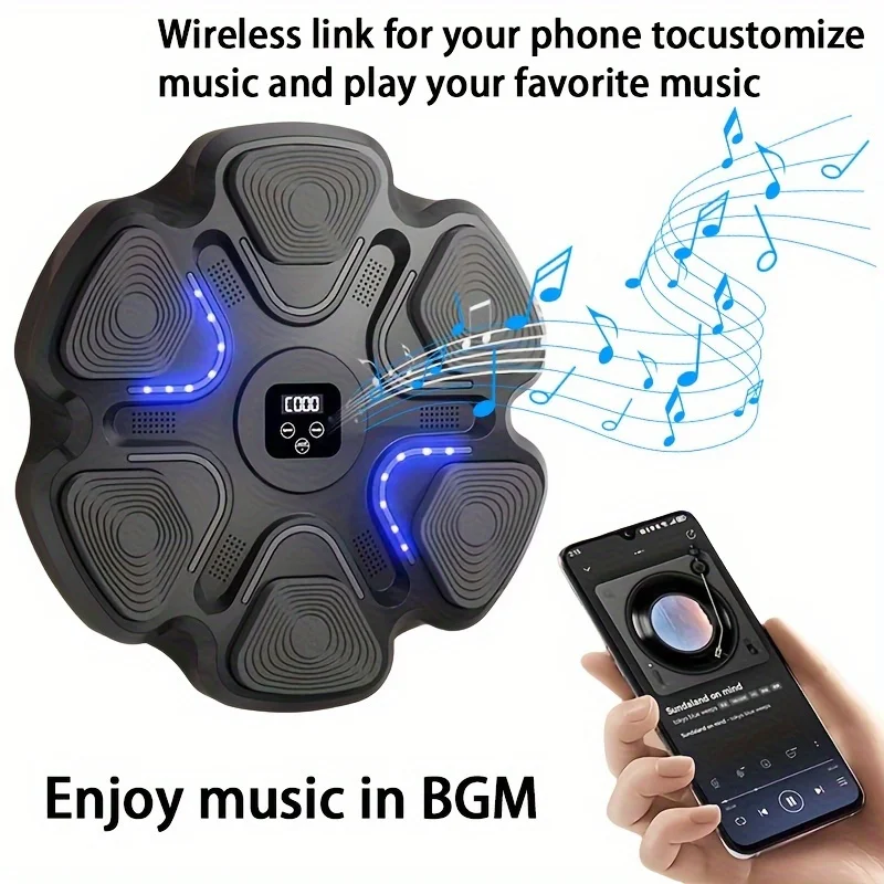 Домашний Интеллектуальный Bluetooth музыкальный Спортивный Фитнес Бокс тренировочный аппарат боксерская мишень