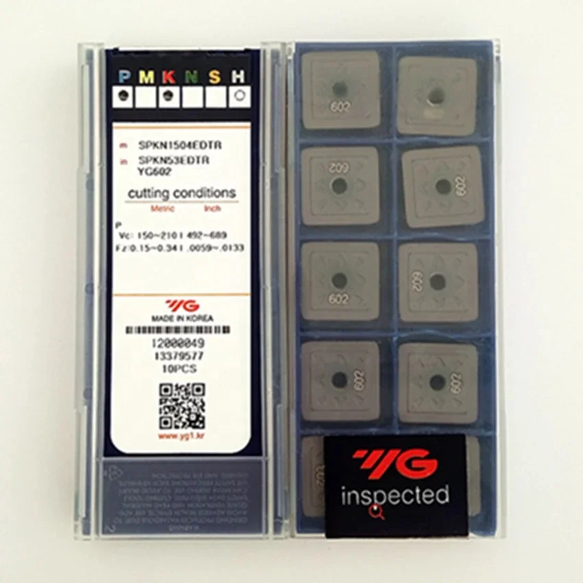 SPKN1203EDTR SPKN1504EDTR SPKR1203EDTR YG602 YG-1 Корея YG CNC карбидные фрезерные пластины