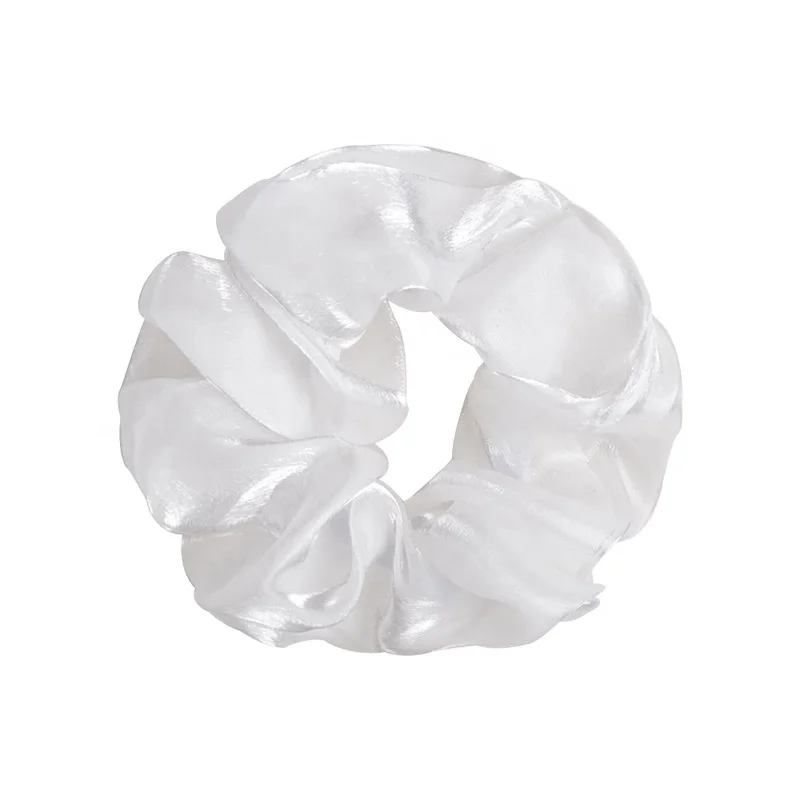 E-Magic производитель резинки для волос из 100% полиэстера резинки для волос атласная лента тканевые резинки для волос для девочек