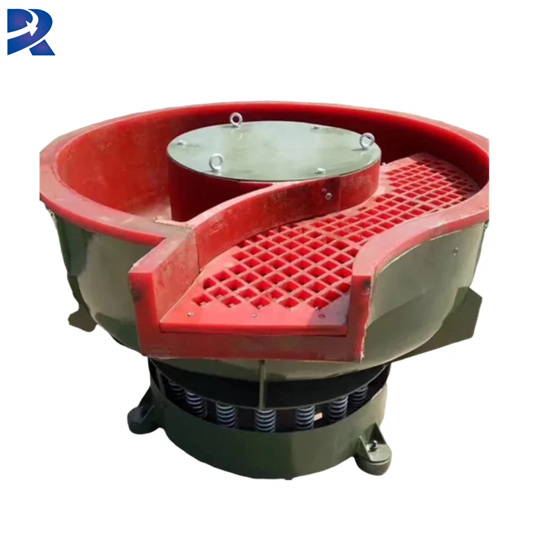 zinc alloy polisher finisher round vibration rotary tumbler brass polishing machine 135l