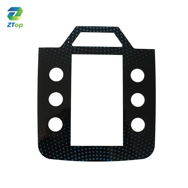 Irregular AR AG Coating Tempered Glass Screen Printing With Hole For LCD OLED TFT Electronic Display