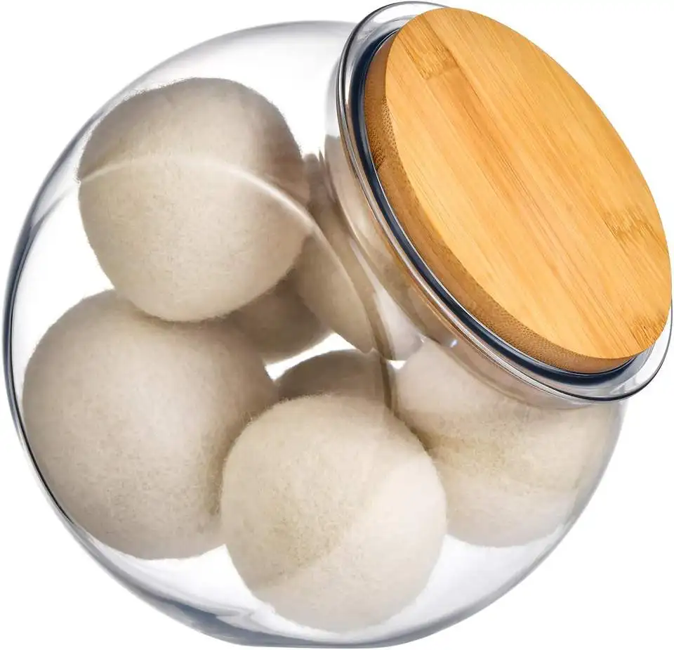 Best Selling Products 2024 New Trending in USA private label Organic Wool Dryer Balls for Laundry Washing Machine FBA DDP SHIP