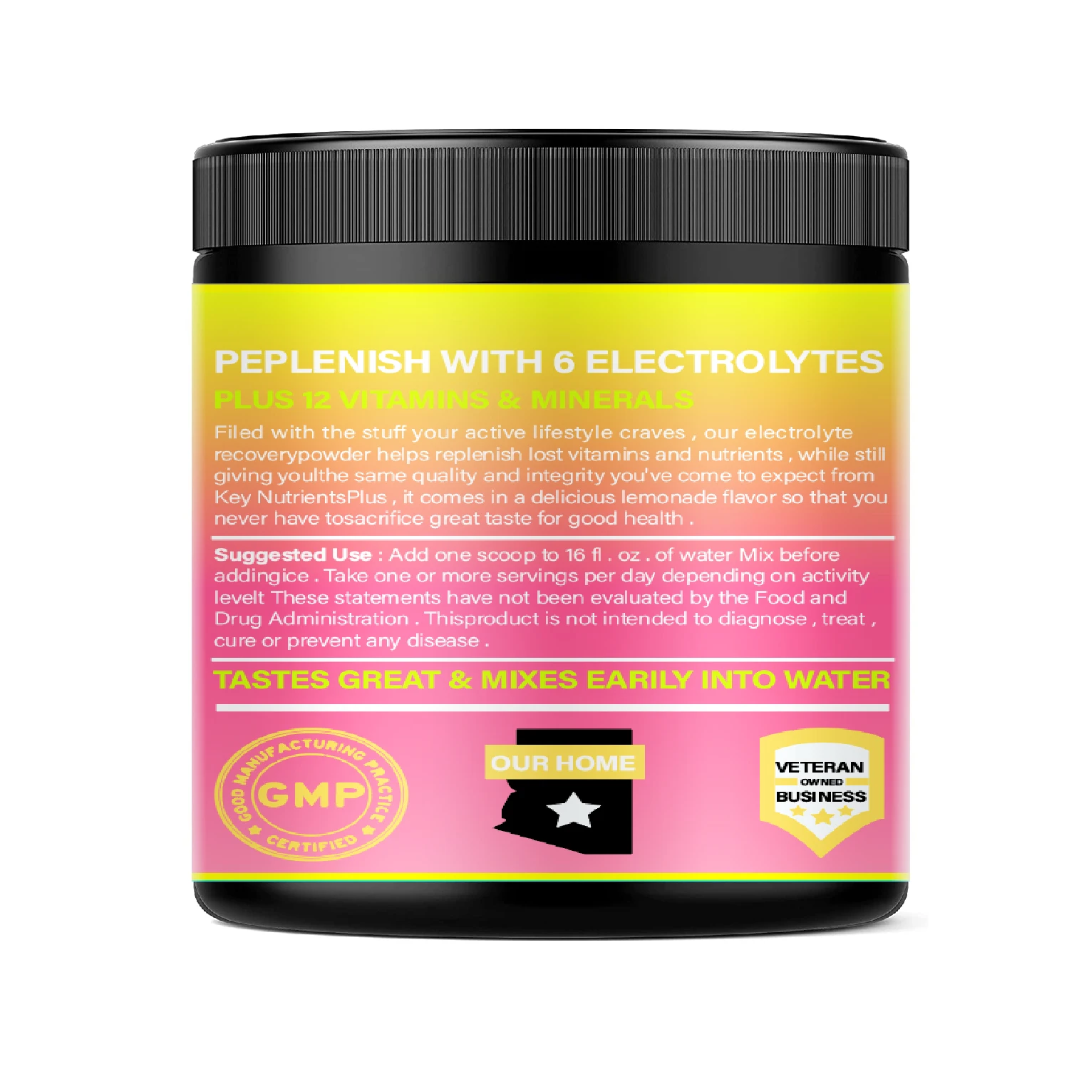 Keto Electrolyte Beverage Drink Workout Supplement Formula Rehydration Recovery Electrolytes Drink Powder For Sport Pink Lemon