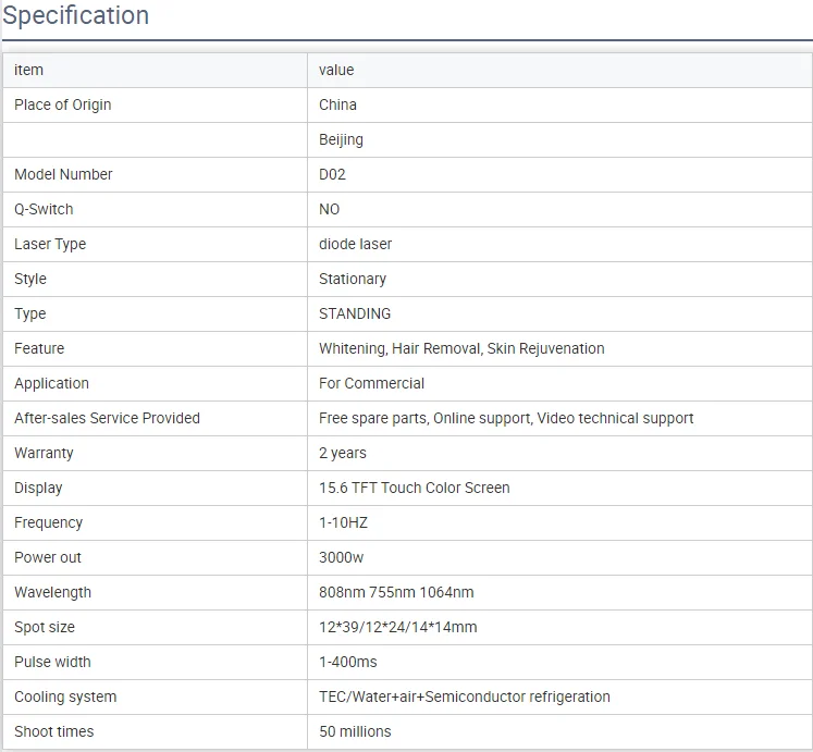 2024 Painless Newest Beauty Professional Diode Laser 808 Hair Removal Machine