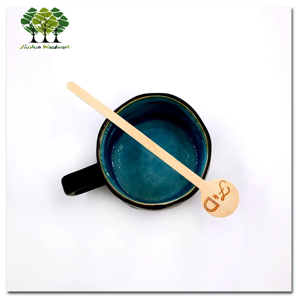 New design disposable wood coffee tea drink stirrer stick