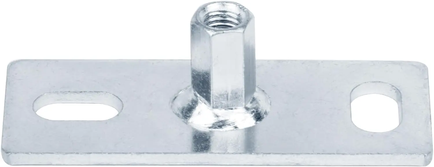 carbon steel galvanized  M8 M10 dual tapper thread female thread rod pipe ceiling flange base hanger backplate with slot hole