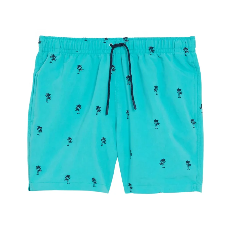 Men Drawstrings Swim Shorts Beach Board Shorts Custom Printing Logo Quick Dry Unisex Shorts