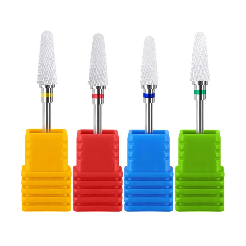 Four sets of high quality easy cleaning wear-resistant universal grinding machine 2.35mm ceramic step umbrella grinding head