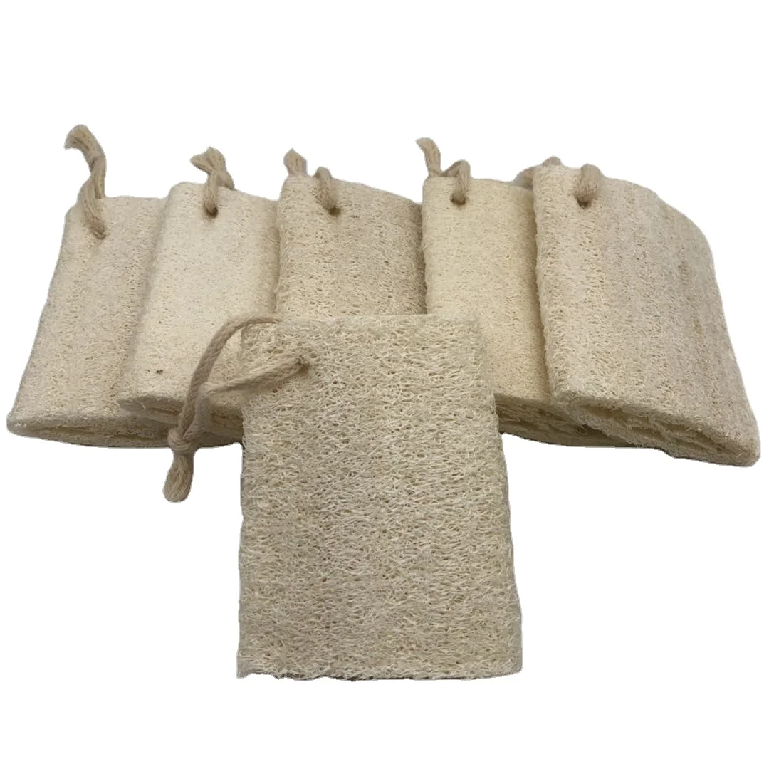 Natural plant fiber bath cleaning eco- friendly compressed loofah sponge custom loofah
