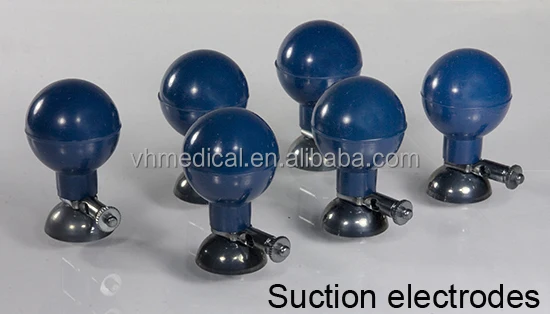 12 lead resting ECG cables electrodes electrocardiogram machine price