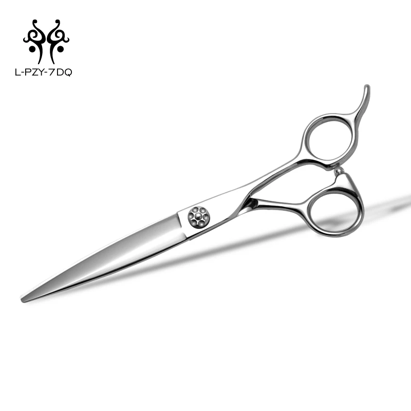 Professional 440C Japan Silver Color Hair Scissors for Barber Shop