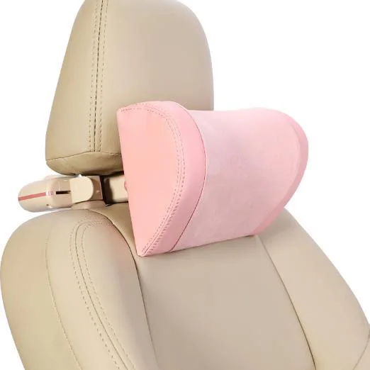 Удобная автомобильная подушка для подголовника сиденья универсальный дизайн кожа и замша креативная Автомобильная подушка для шеи