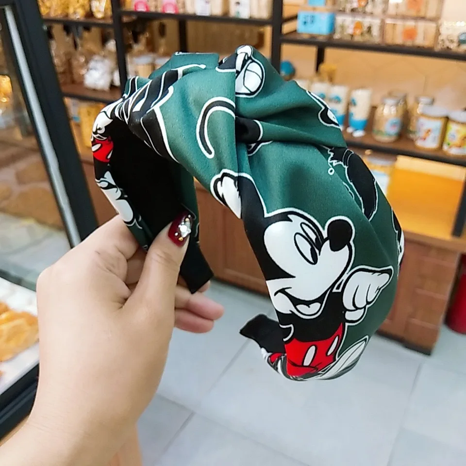 mickey mouse headbands cartoon print minnie beauty headband hair accessories for kids girls headbands