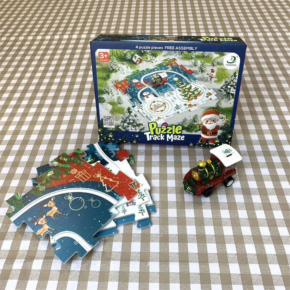 Детский Рождественский игрушечный конструктор