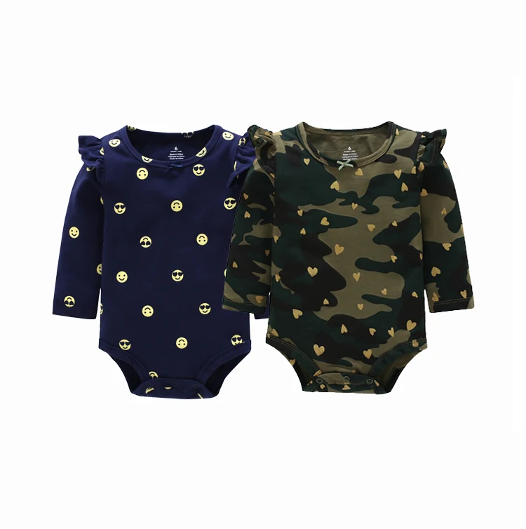 Модная детская одежда с длинными рукавами для девочек, голубой комбинезон для малышей, 2019