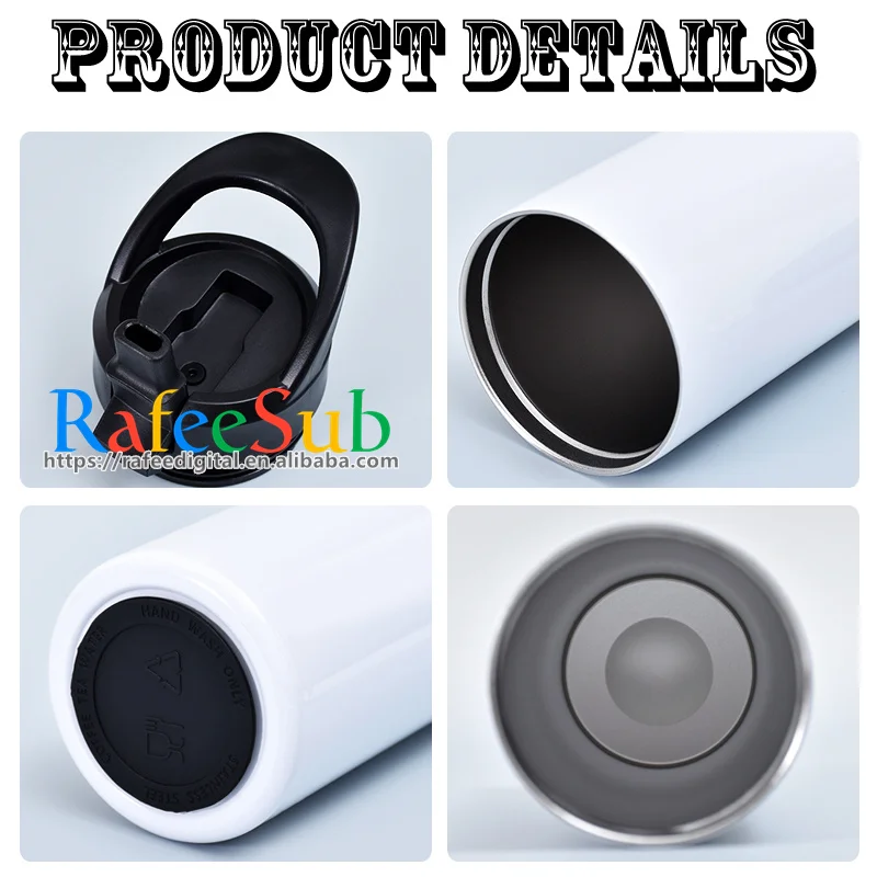 DIY Gift 20oz 20 oz Vacuum Insulated Travel Stainless Steel Blank Sublimation Sport Water Bottle with Portable Handle Straw Lids
