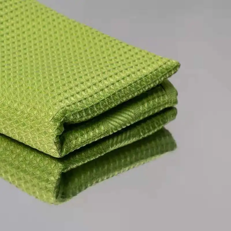 
Hot selling custom Waffle Weave 40*40 cm Microfiber Kitchen towel tea towels 
