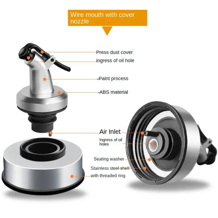 Plastic Plug Wine Bar Dispenser Fliptop Bottle Stopper With Cover Lid