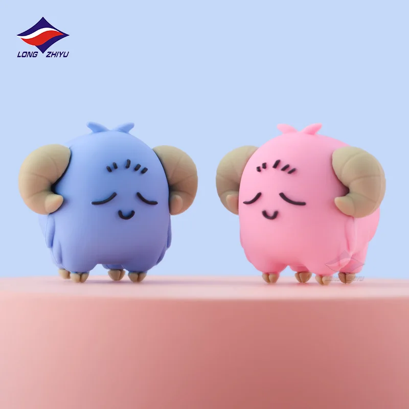 3d-фигурка Longzhiyu из ПВХ, персонаж из мультфильма, персонаж из мультфильма, фигурка животного на заказ, миниатюрная фигурка, поделки, экшн-фигурка