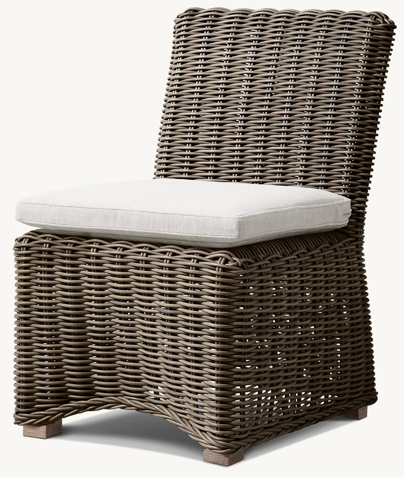 Sassanid Classic Design Garden Rattan Outdoor Furniture set All-weather Handwoven Provence Bucket Dining Side Chair