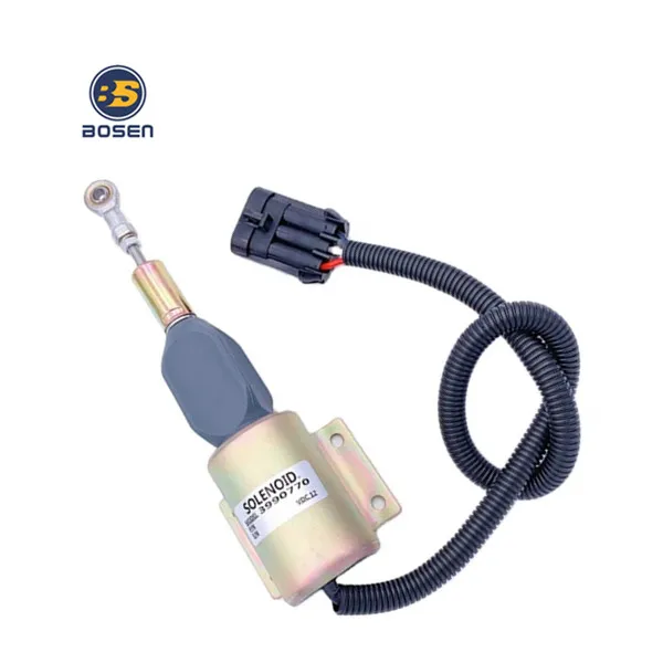 24V 3990771 SA-4931-24 12V 3990770 SA-4931-12 Fuel Shut Off Stop Cut Solenoid Valve for Cummins
