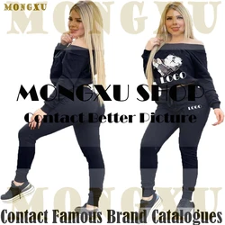 2021 Famous Brand Fashion Womens Clothes Sets Sexy Letter Print 2 Piece Track Suit Outfits Fat Women 2 piece Designer Sweat sets