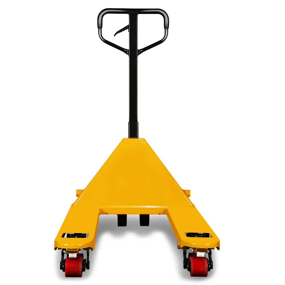 2T Manual Hydraulic Forklift Portable Trolley with Adjustable Fork