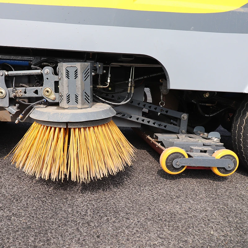 5% off Price Ride On Electric street sweeper cleaning machine Industrial Road Sweeper Car for sale