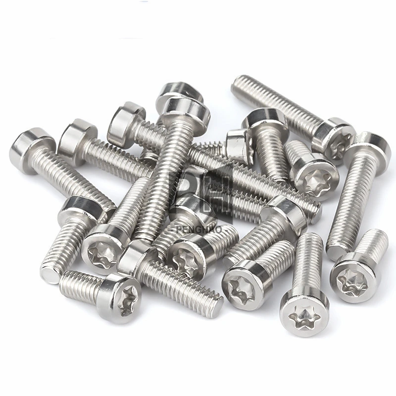 ISO14580 M4 Titanium screws M4x6 M4x8 M4x10 M4x12 M4x14 M4x16 M4x20 Socket Head T20 Driver TI GR2 Polished Custom QCTI Baut