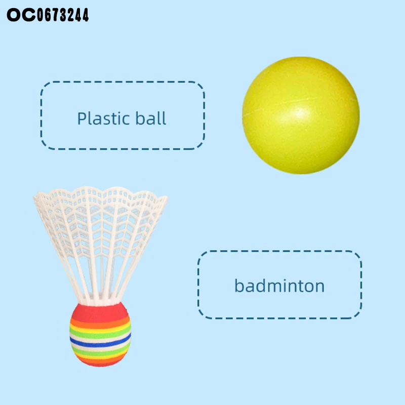 Sport exercise kids plastic sports balls tennis racket toy for children